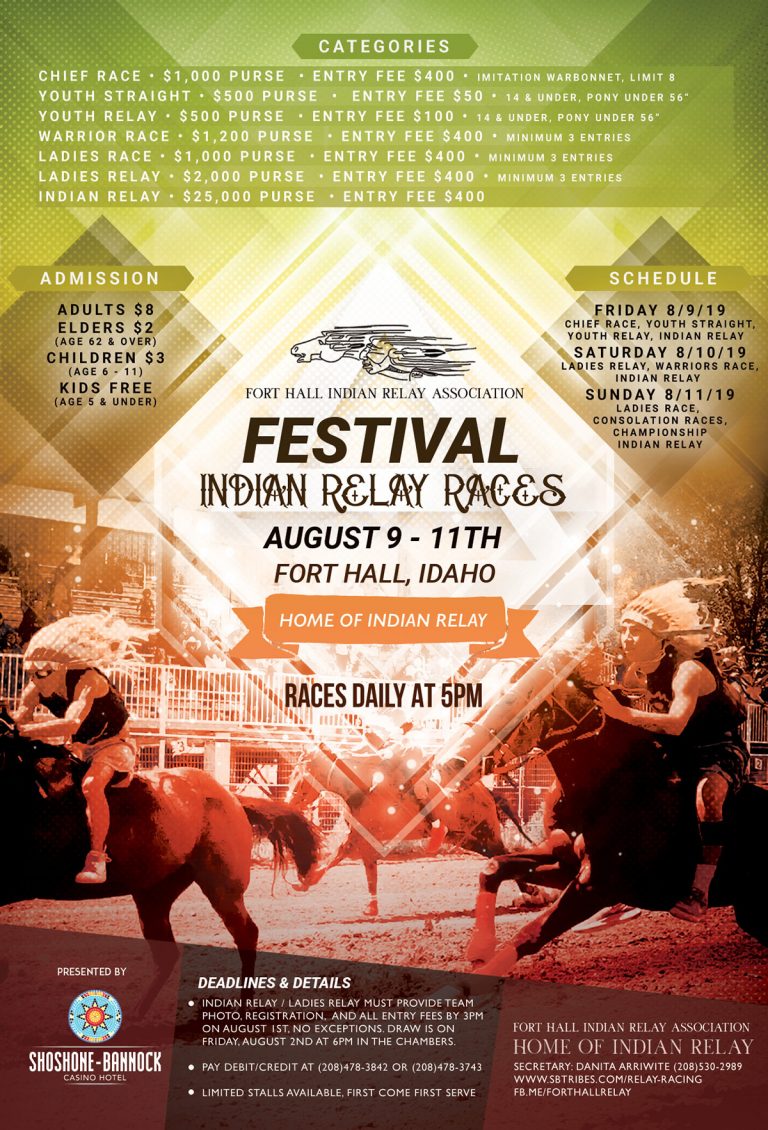 Indian Relay Races ShoshoneBannock Indian Festival